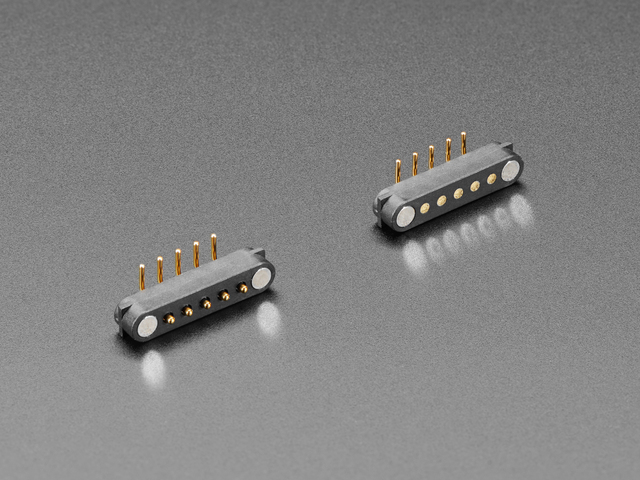 DIY Magnetic Connector - Right Angle Five Contact Pins