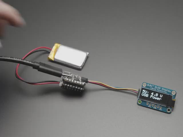 Adafruit LiIon or LiPoly Charger BFF Add-On for QT Py