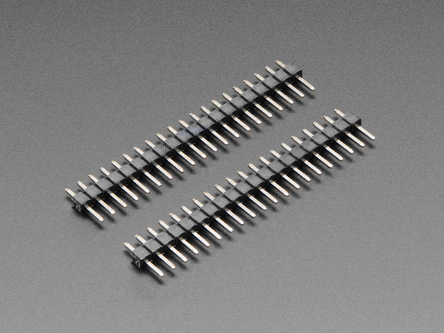Short Plug Headers for Raspberry Pi Pico - 2 x 20 Male Headers
