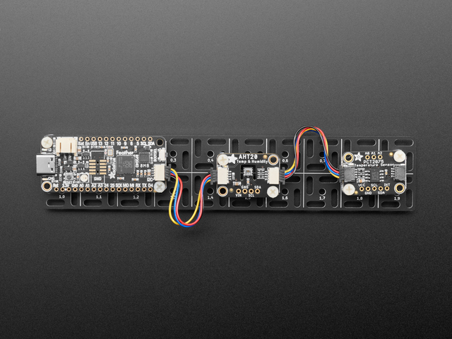Adafruit Swirly Aluminum Mounting Grid for 0.1" Spaced PCBs