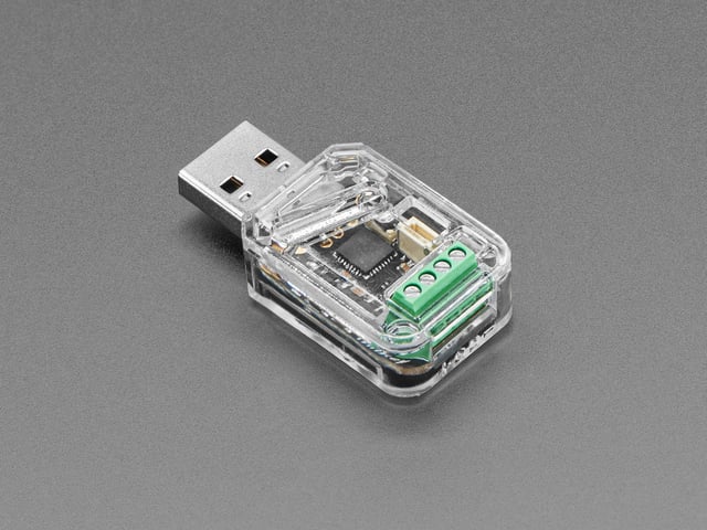 Clear Snap-on Enclosure for Adafruit Pixel Trinkey