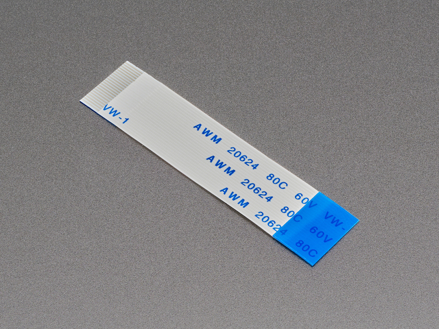 22-pin 0.5mm pitch FPC Flex Cable for DSI CSI or HSTX - 5cm