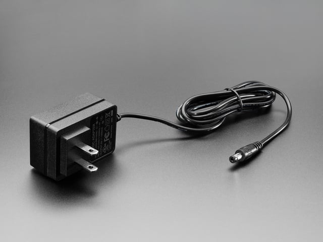 9 VDC 1000mA regulated switching power adapter - UL listed