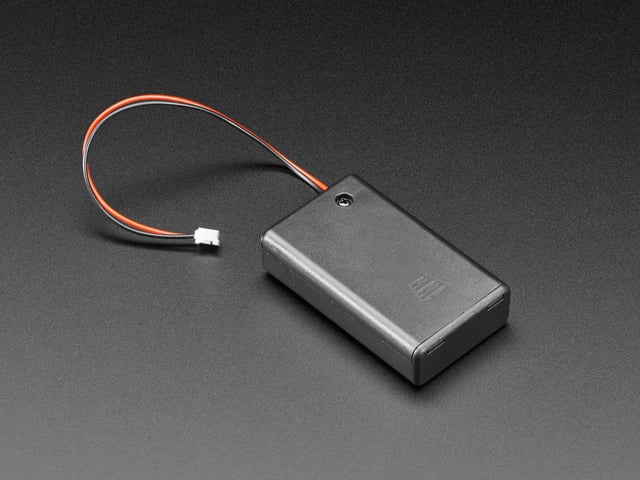 3 x AAA Battery Holder with On/Off Switch and 2-Pin JST