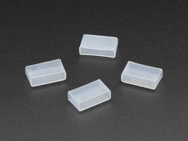Silicone Caps for Digital Addressable Strips - pack of 4