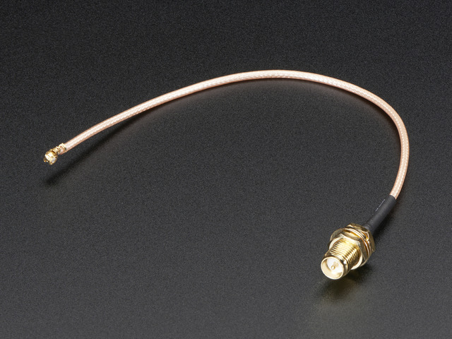RP-SMA to uFL/u.FL/IPX/IPEX RF Adapter Cable