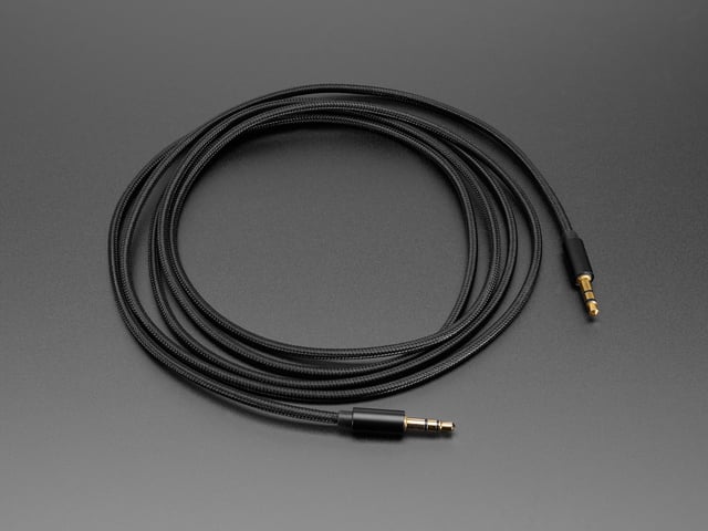 Stereo 3.5mm Plug/Plug Audio Cable - 6 feet