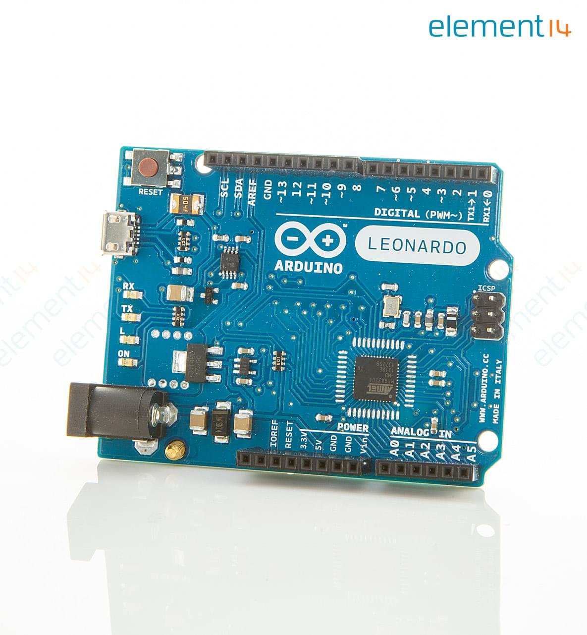Arduino Leonardo + Headers