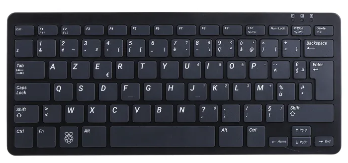 AZERTY Toetsenbord - Zwart/Grijs