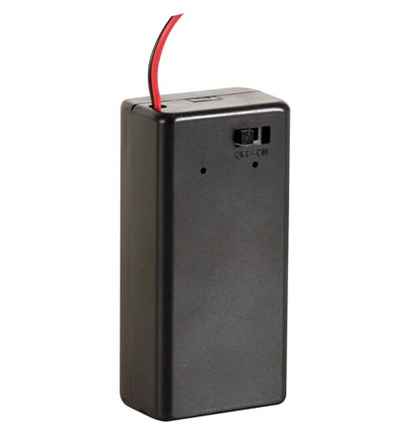 Batterijhouder voor 9Volt Batterij met On/Off Schakelaar
