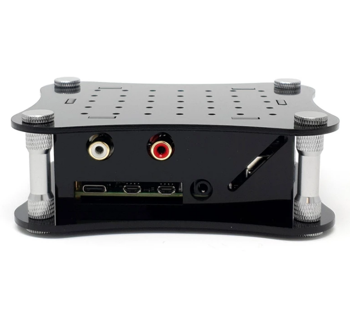 ALLO Behuizing Acryl voor ALLO BOSS met Raspberry Pi 4 - Zwart