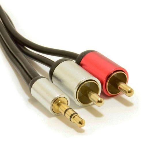 3.5mm Stereo Jack naar RCA Phono Cable - 1 Meter
