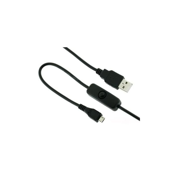 Raspberry Pi Micro usb kabeltje met schakelaar