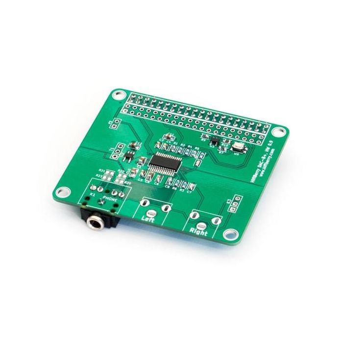 HiFiBerry DAC+ - Phone jack version met spacers voor de B+