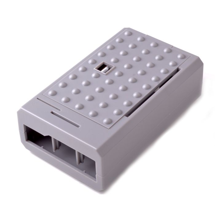 ABS Behuizing met toegangspoorten bovenop grijs