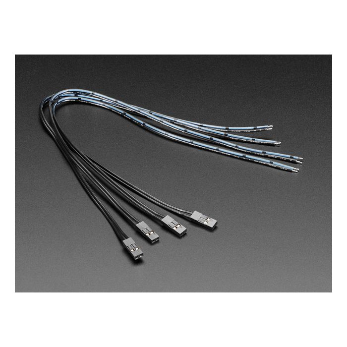 Pig-Tail Cables - 0.1" 2-pin - 4 Pack