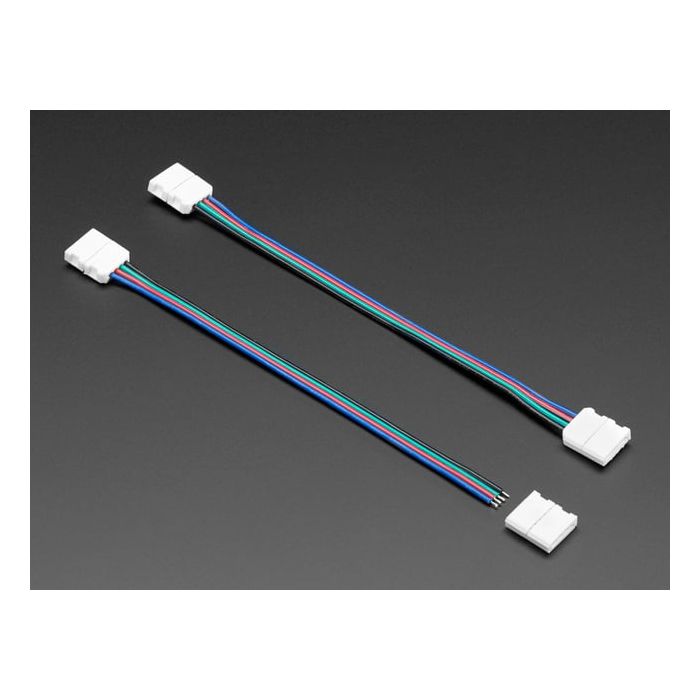 Solderless DotStar and Analog RGB LED Strip Clip Sampler