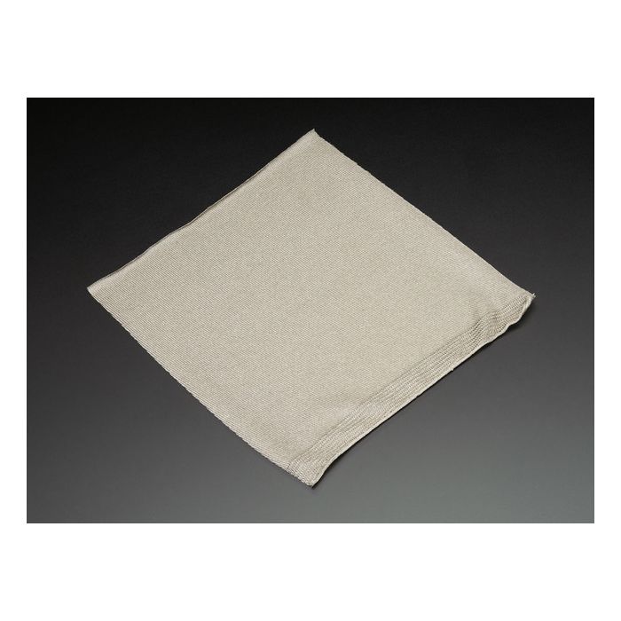 Knit Conductive Fabric - Silver 20cm square