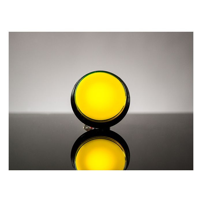 Large Arcade Button with LED - 60mm Yellow