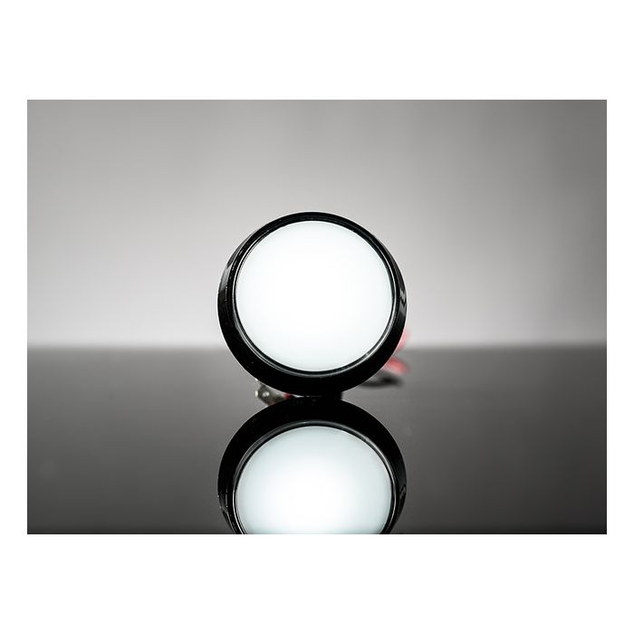 Large Arcade Button with LED - 60mm White