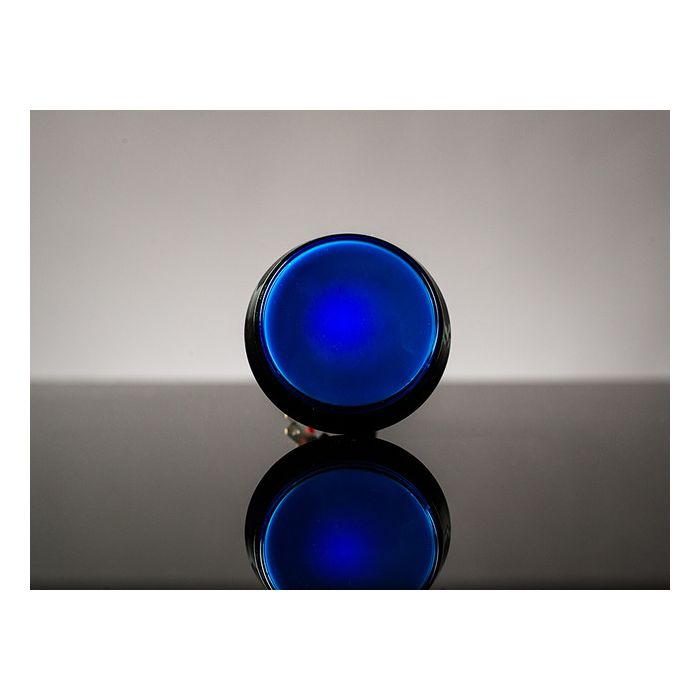 Large Arcade Button with LED - 60mm Blue