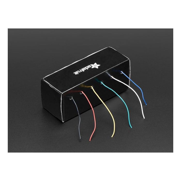 Hook-up Wire Spool Set - 22AWG Solid Core - 6 x 25 ft