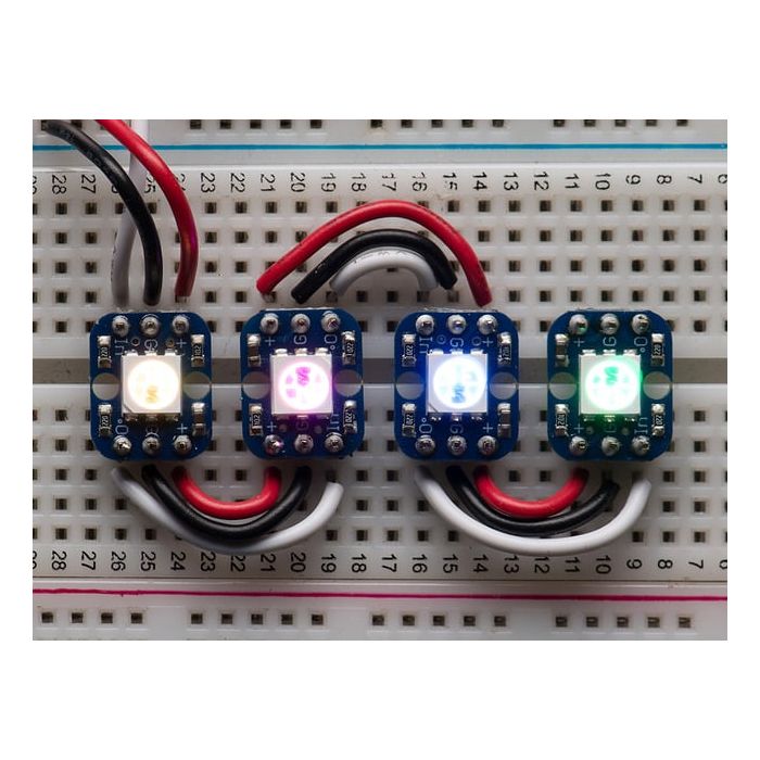 Breadboard-friendly RGB Smart NeoPixel - Pack of 5