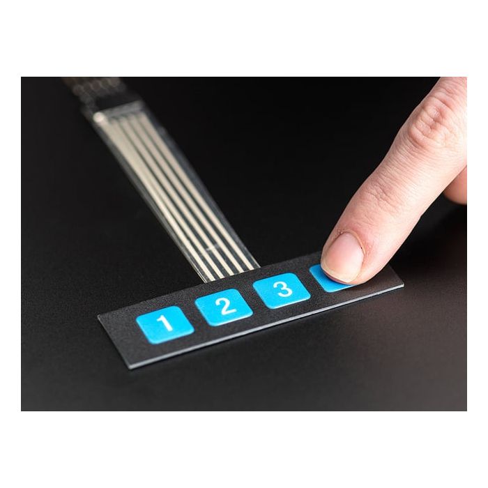 Membrane 1x4 Keypad + Extras