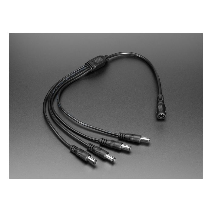 4-Way 2.1mm DC Barrel Jack Splitter