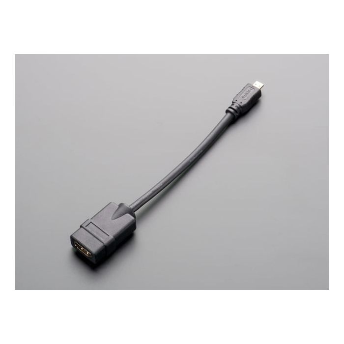 Micro-HDMI to HDMI Socket Adapter Cable