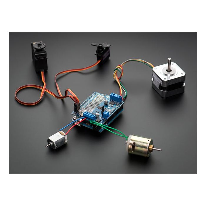 Adafruit Motor/Stepper/Servo Shield for Arduino v3 Kit