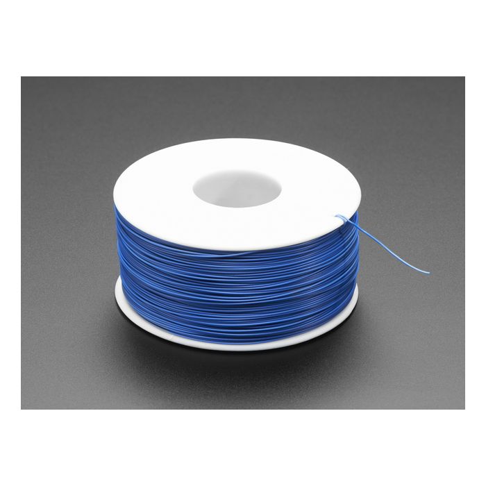 "Wire Wrap" Thin Prototyping & Repair Wire - 200m 30AWG Blue