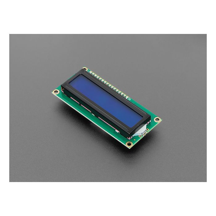 Assembled Standard LCD 16x2 + extras - White on Blue