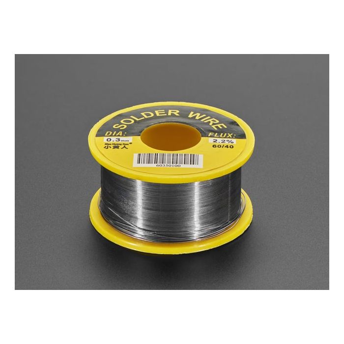 Mini Solder spool - 60/40 lead rosin-core solder 0.3mm diameter