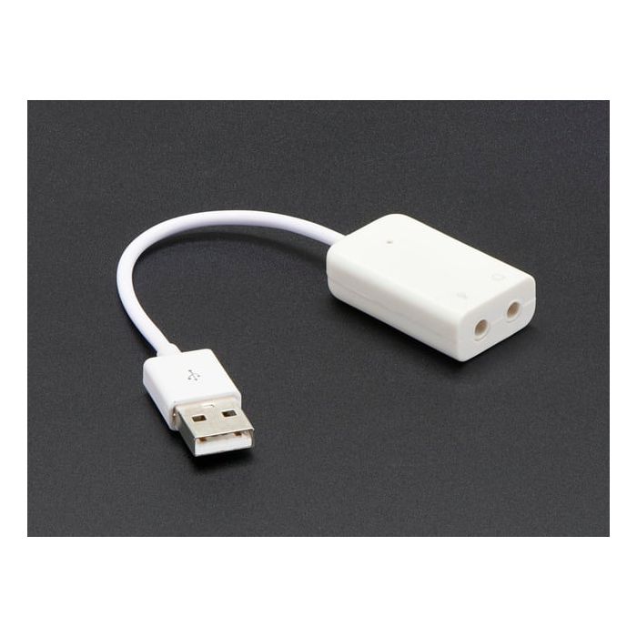 USB Audio Adapter - Works with Raspberry Pi