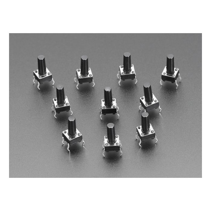 Tactile Switch Buttons (6mm tall) x 10 pack