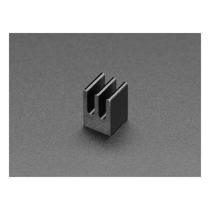Aluminum SMT Heat Sink - 0.26"x0.26" square - 0.39" tall