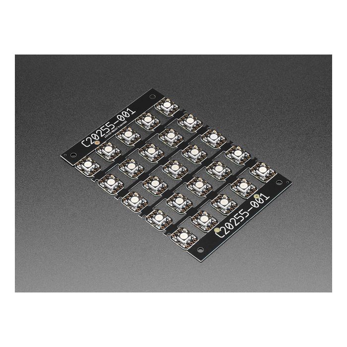 Breadboard-friendly RGB Smart NeoPixel - Sheet of 25