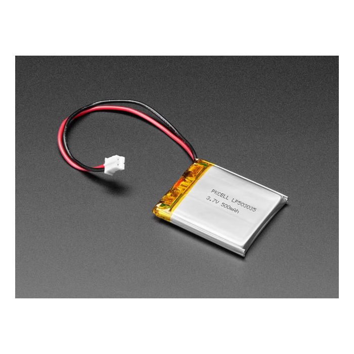 Lithium Ion Polymer Battery - 3.7v 500mAh