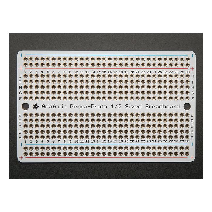 Adafruit Perma-Proto Half-sized Breadboard PCB - Single