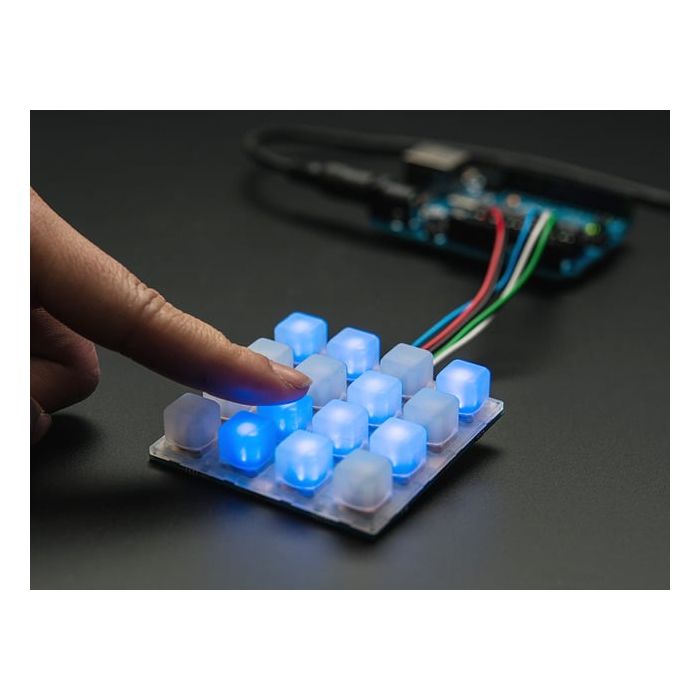 Adafruit Trellis Monochrome Driver PCB for 4x4 Keypad & 3mm LEDs