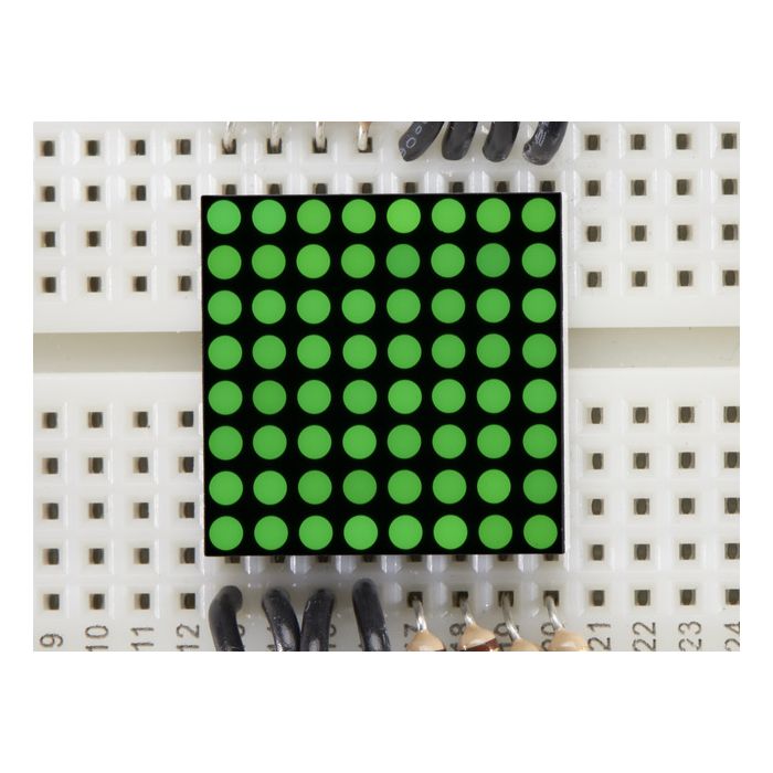 Miniature 0.8" 8x8 Pure Green LED Matrix