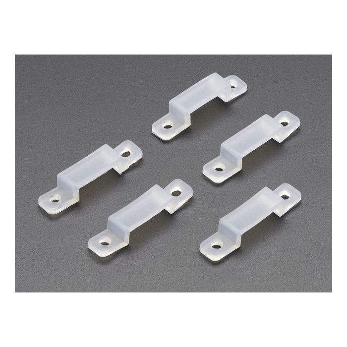 Silicone Clips for NeoPixel LED Strips - set of 5