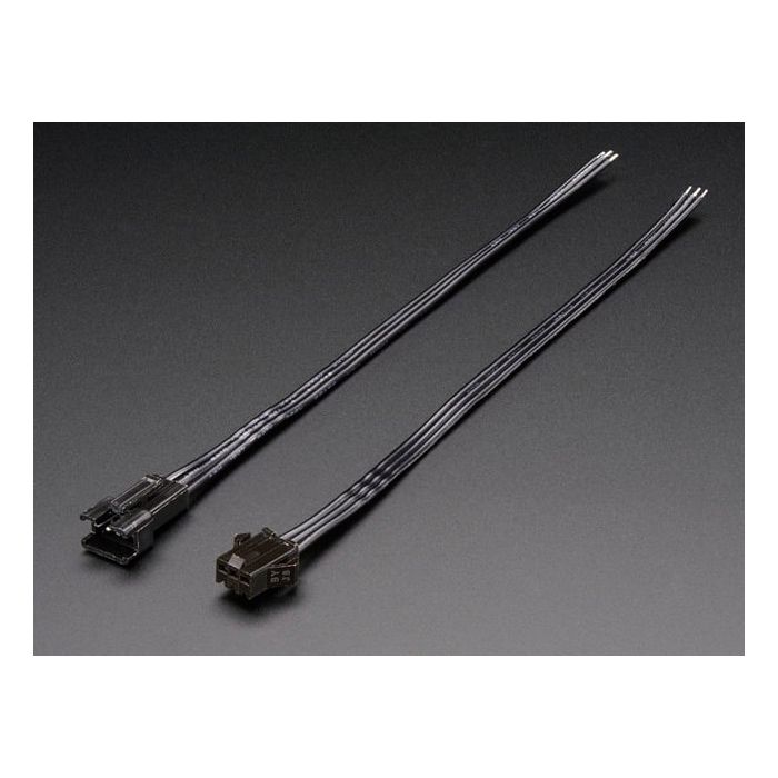 3-pin JST SM Plug + Receptacle Cable Set