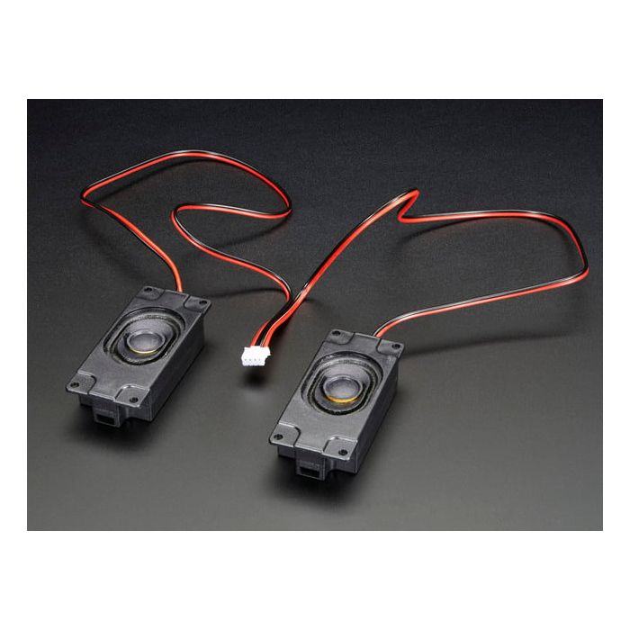 Stereo Enclosed Speaker Set - 3W 4 Ohm