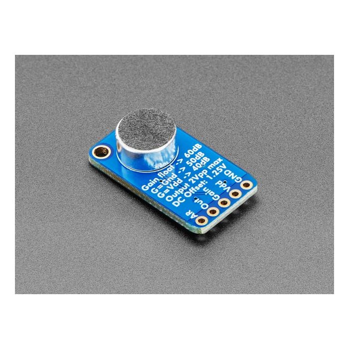 Electret Microphone Amplifier - MAX9814 with Auto Gain Control