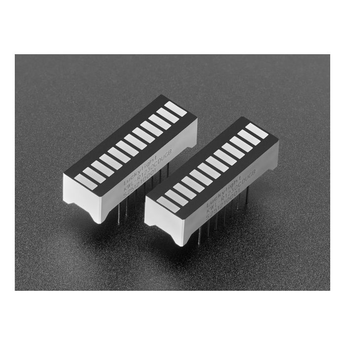 Bi-Color (Red/Green) 12-LED Bargraph - Pack of 2