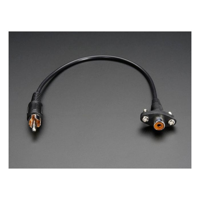 Panel Mount RCA (Composite Video, Audio) Cable