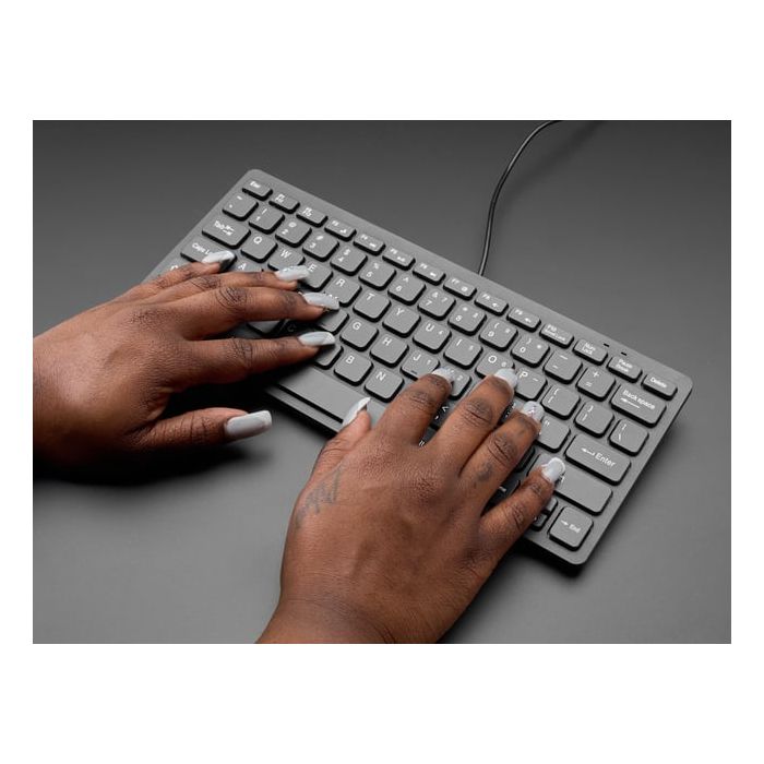 Mini Chiclet Keyboard - USB Wired - Black