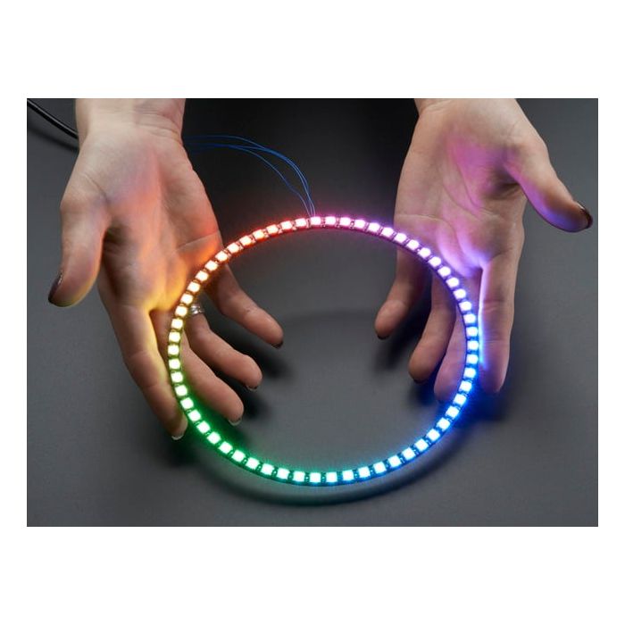 NeoPixel 1/4 60 Ring - 5050 RGB LED w/ Integrated Drivers